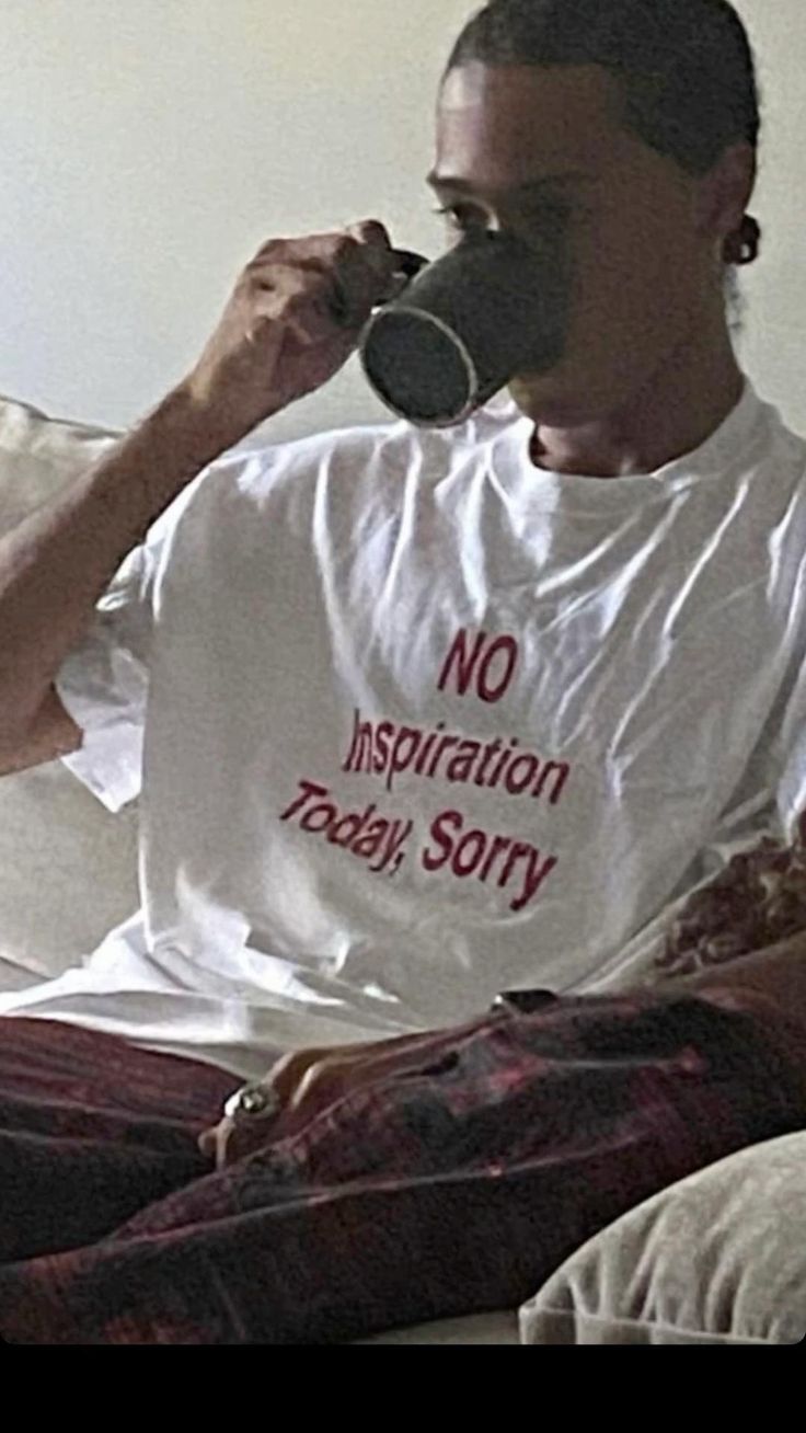 No Inspiration Today, Sorry Oversized Tee