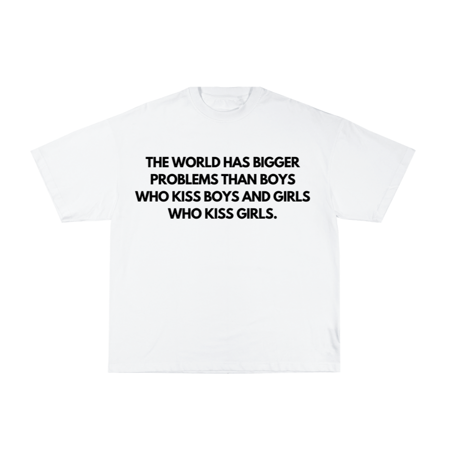 World has more problems oversized tees