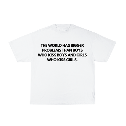 World has more problems oversized tees