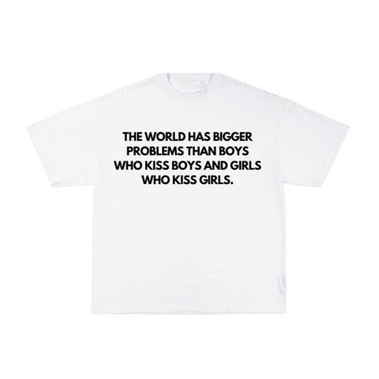 World has more problems oversized tees