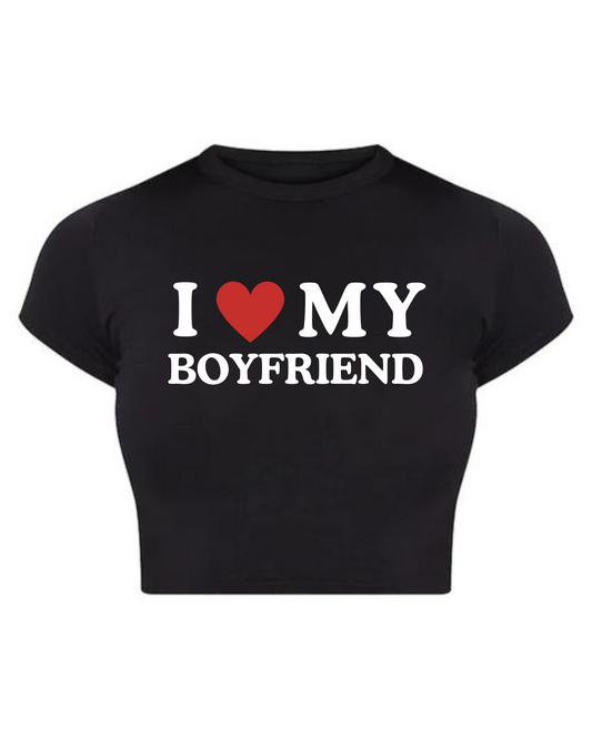 I heart My Boyfriend Baby Tee