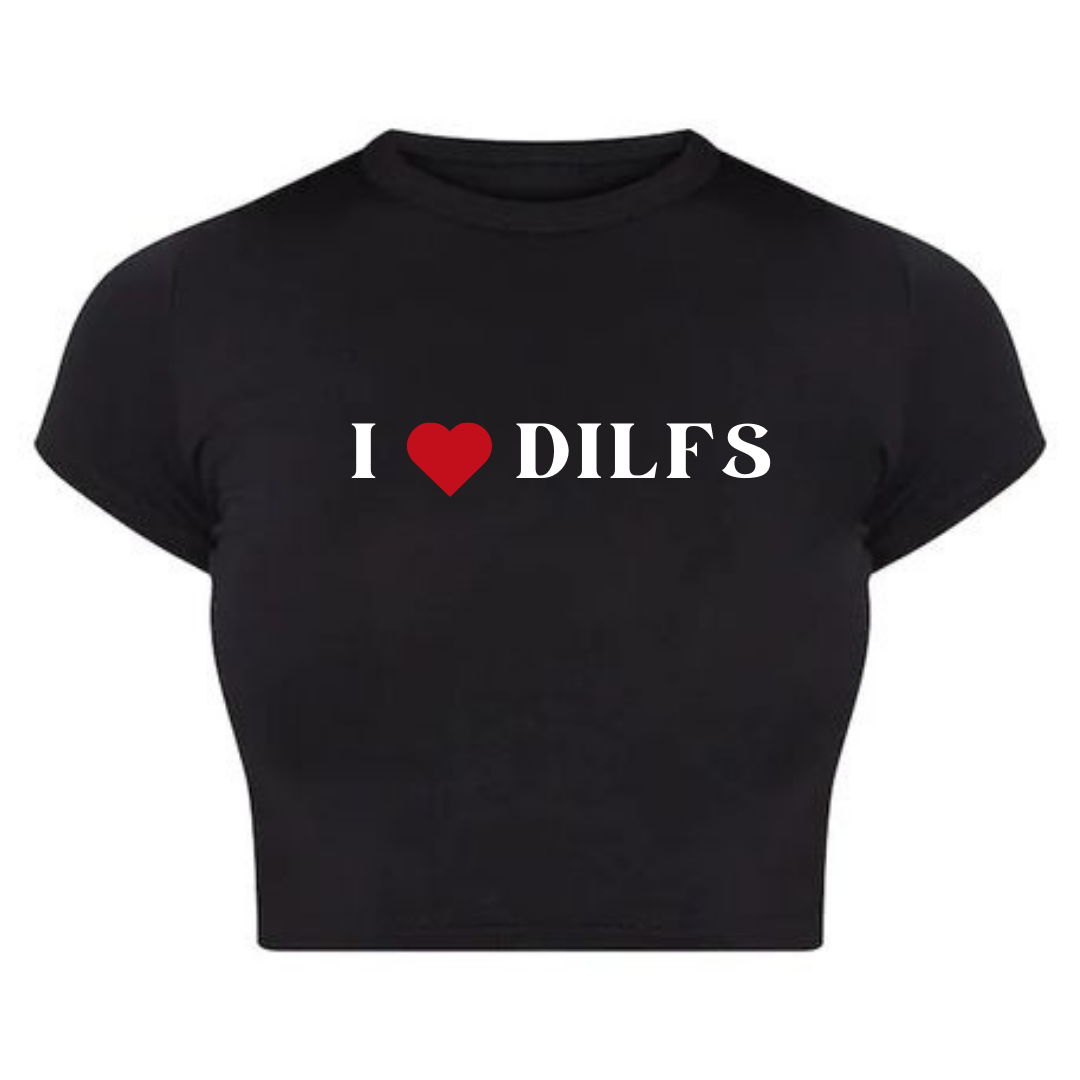 I heart DILFS baby tee