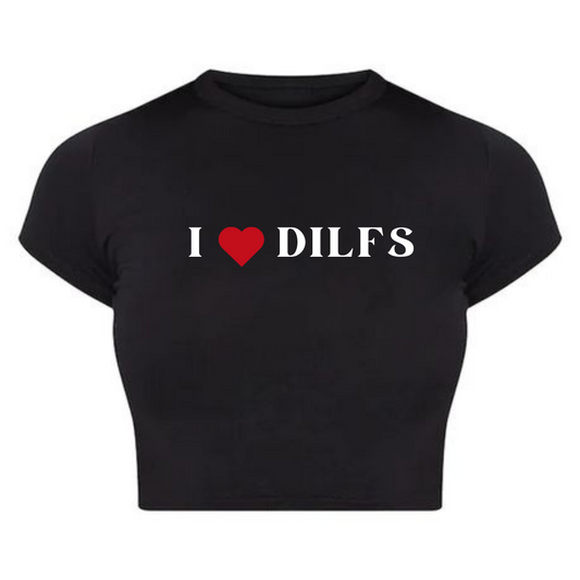 I heart DILFS baby tee