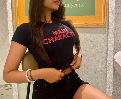 Main Character Baby Tee 🎀