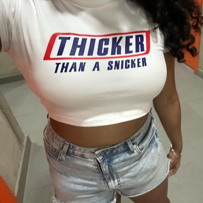 Thicker Than a Snicker Baby Tee