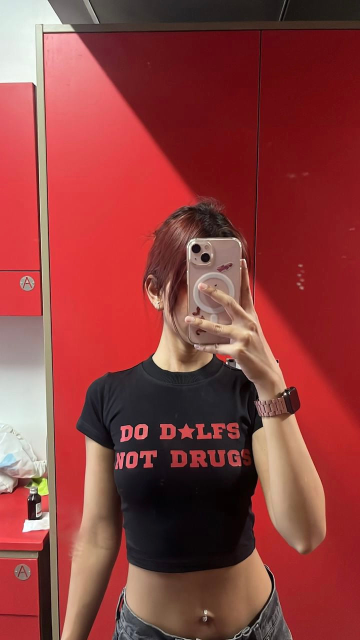 Do D*lfs Not Drugs Baby Tee