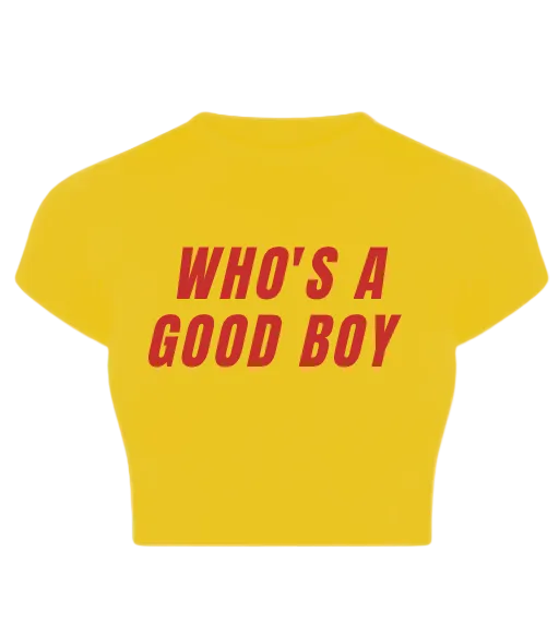 Who's a Good Boy Baby Tee