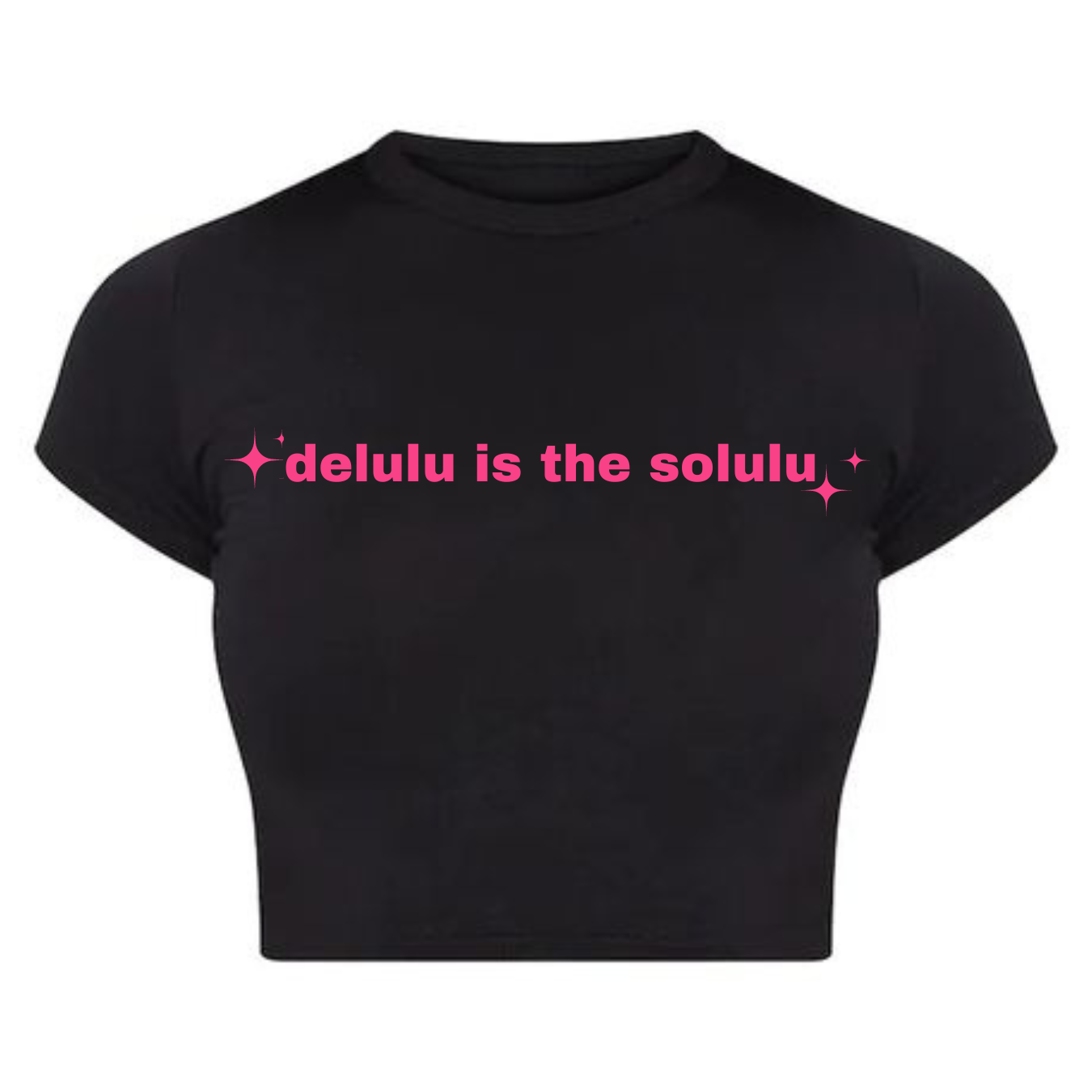 Delulu is the solulu Baby Tee