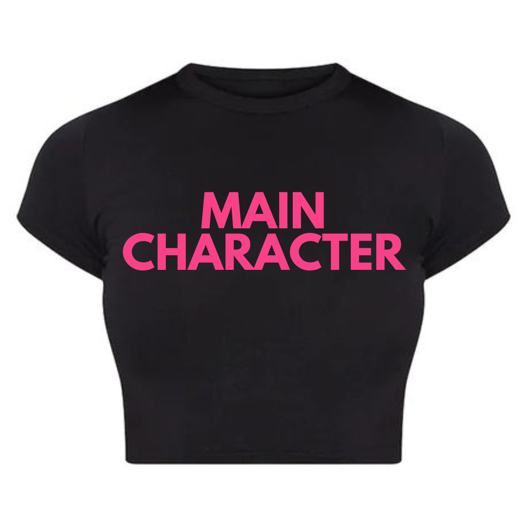 Main Character Baby Tee 🎀