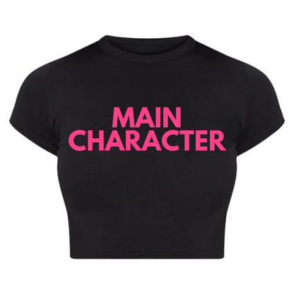 Main Character Baby Tee 🎀